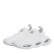 Dolce & Gabbana White Slip On Wave Low Top Sneakers Shoes
