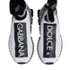 Dolce & Gabbana Λευκά Μαύρα Sorrento Socks Sneakers Παπούτσια