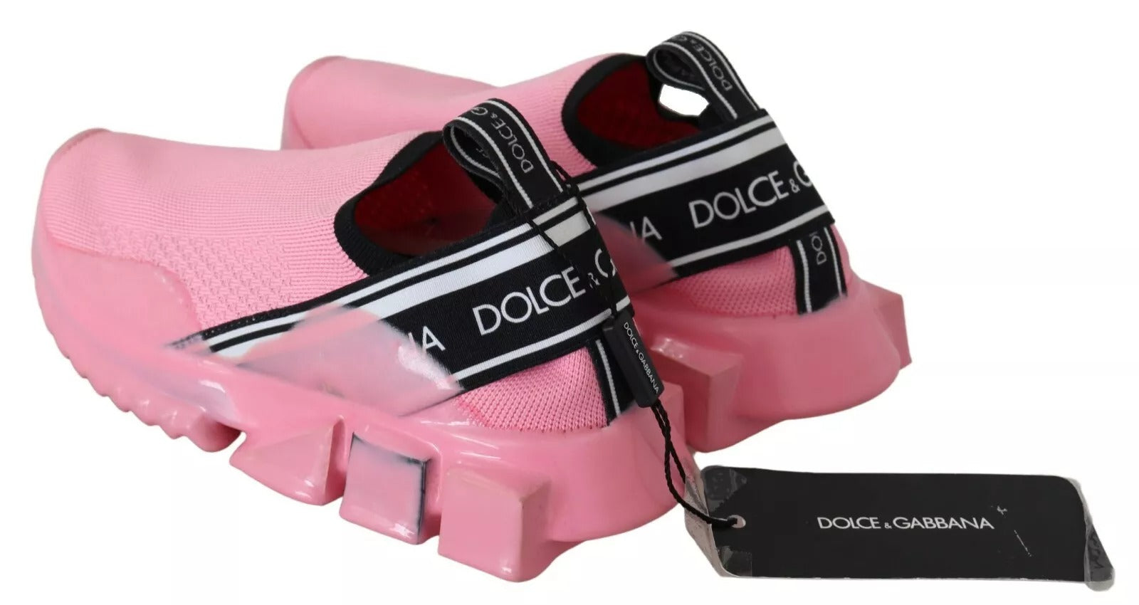 Dolce & Gabbana Ροζ Χαμηλά Αθλητικά Παπούτσια Sorrento Slip On Casual