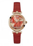 GC Orange Leather Dress Watch
