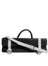Dolce & Gabbana Blue White Calfskin Leather Crossbody Shoulder Bag