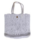 Dolce & Gabbana White Cordonetto Lace Beatrice Tote Shopping Bag