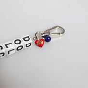 Dolce & Gabbana Silver Brass Chain Dice Logo Embellished Charm Bracelet