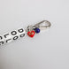 Dolce & Gabbana Silver Brass Chain Dice Logo Embellished Charm Bracelet