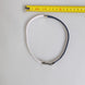 Dolce & Gabbana Blue White Leather Trimmed DG Engraved Silver Tone Clasp Bracelet