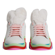 Dolce & Gabbana Multicolor Low Top Trainers Sneakers Shoes