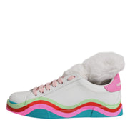 Dolce & Gabbana Multicolor Low Top Trainers Sneakers Shoes