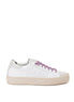 P448 White Leather Low Top Sneakers