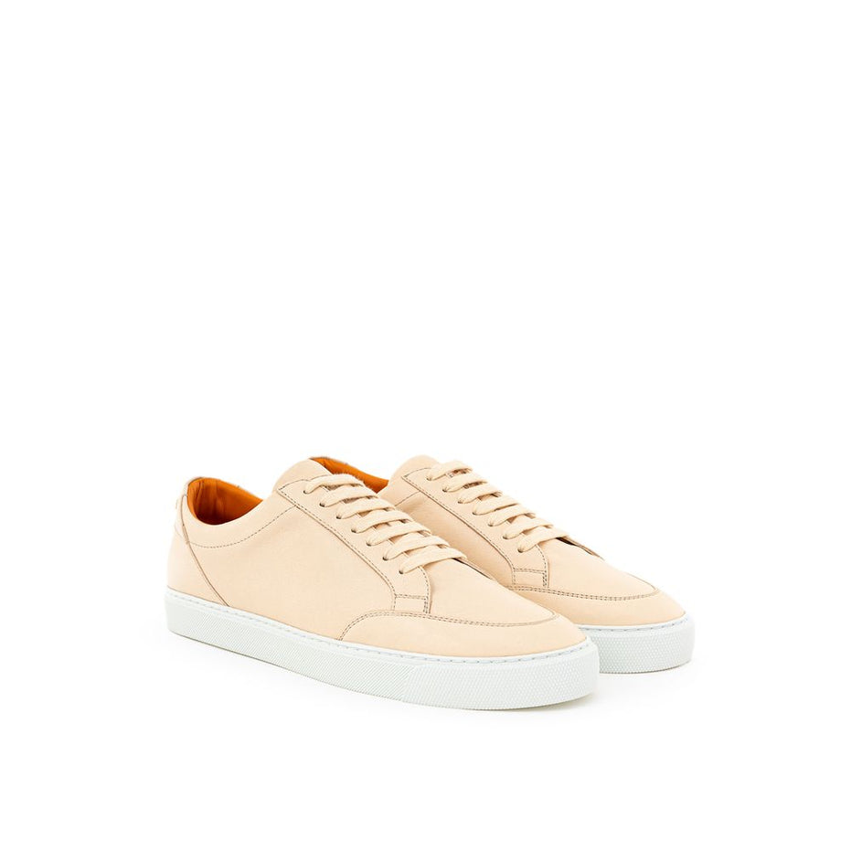 Burberry Ροζ Δερμάτινα Low Top Αθλητικά Παπούτσια