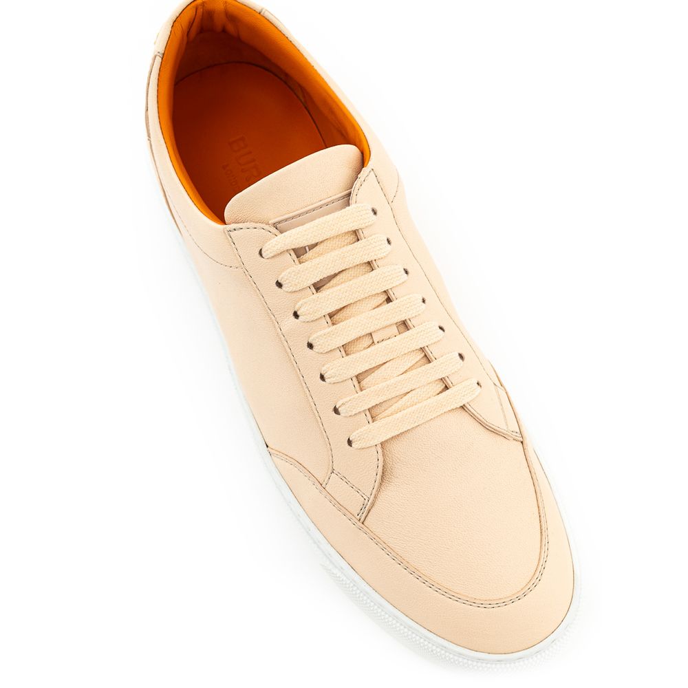 Burberry Ροζ Δερμάτινα Low Top Αθλητικά Παπούτσια