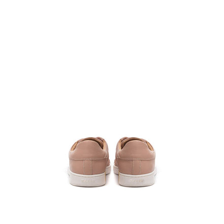 Bally Pink Fabric And Leather Low Top Sneakers