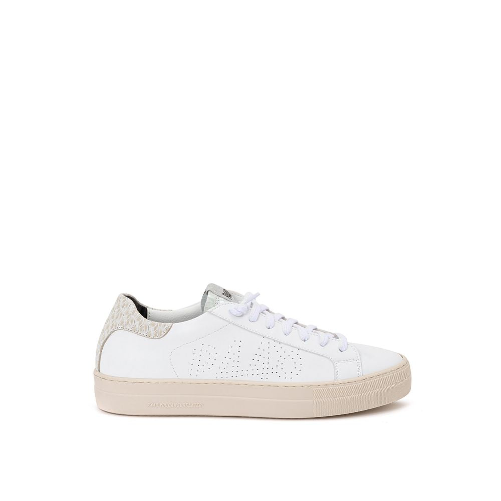 Αθλητικά παπούτσια P448 White από δέρμα