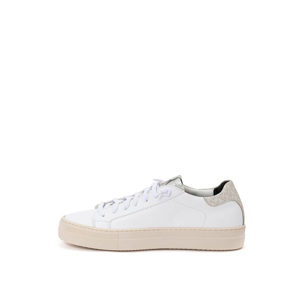 Αθλητικά παπούτσια P448 White από δέρμα