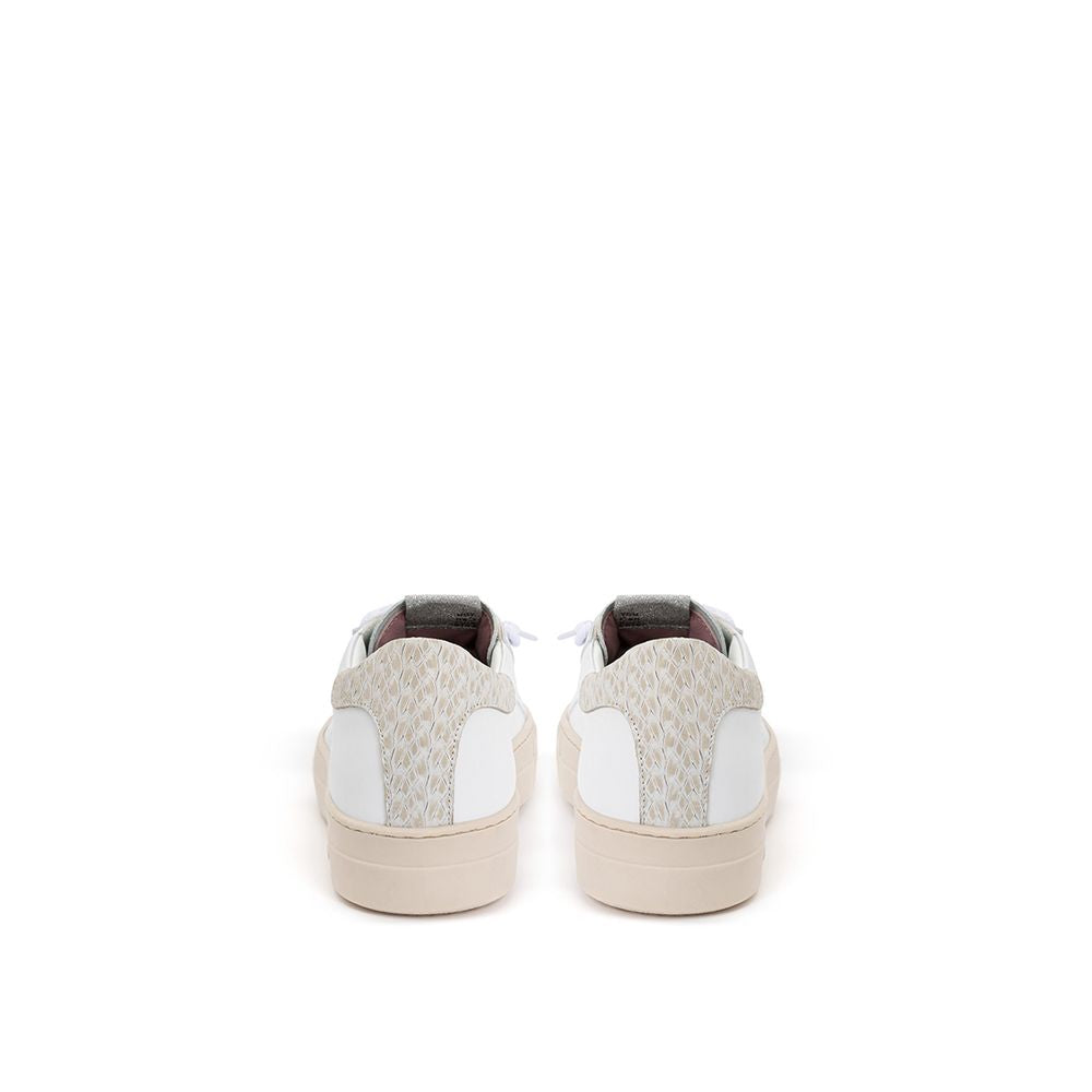Αθλητικά παπούτσια P448 White από δέρμα