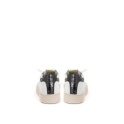 P448 White Leather Low Top Sneakers