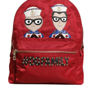 Σακίδιο Πλάτης Dolce & Gabbana Κόκκινο #DGFAMILY VULCANO με Διακοσμητικά