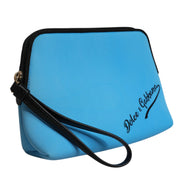 Dolce & Gabbana Blue DG Logo Print Clutch Zip Borse Pouch Bag