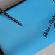 Dolce & Gabbana Blue DG Logo Print Clutch Zip Borse Pouch Bag
