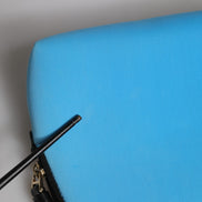 Dolce & Gabbana Blue DG Logo Print Clutch Zip Borse Pouch Bag