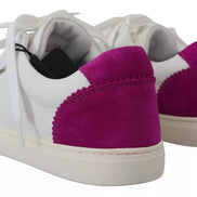 Dolce & Gabbana White Classic Sneakers Women Leather Shoes