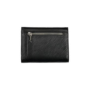 Calvin Klein Black Polyurethane Women Wallet