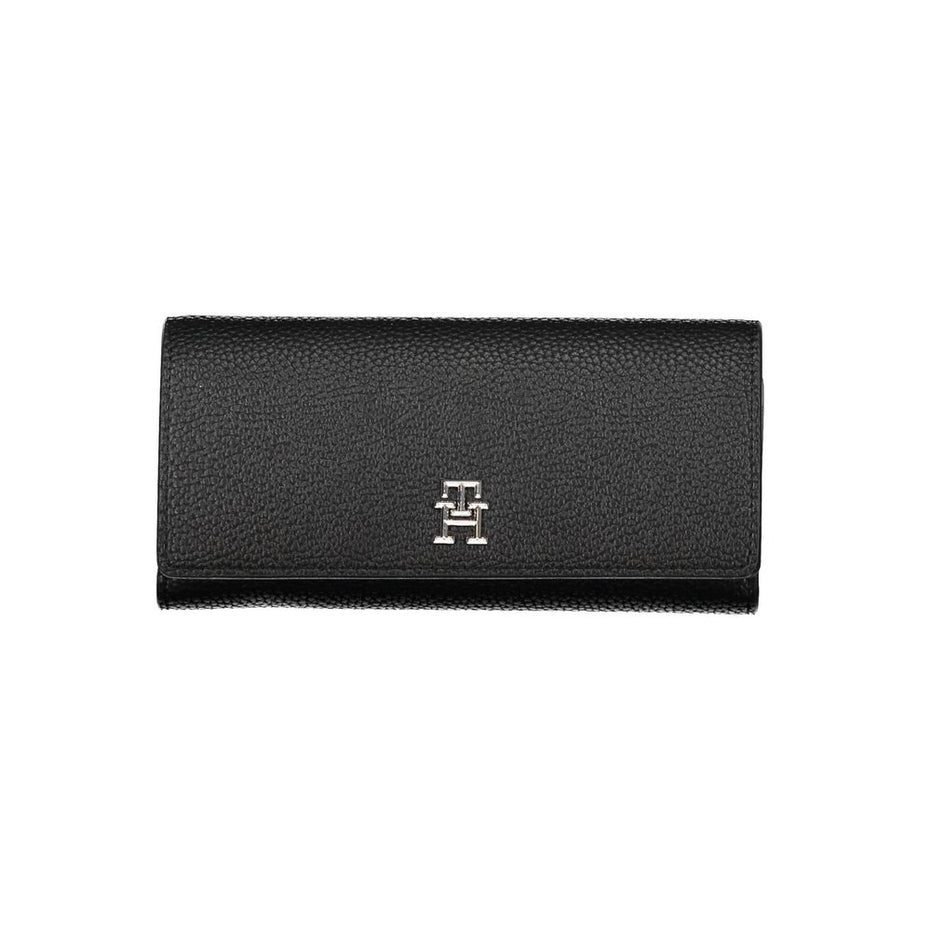 Tommy Hilfiger Nero Poliuretano Donna Portafoglio