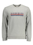 Napapijri Grigio Cotton Men Sweatshirt