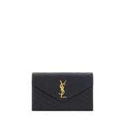Saint Laurent Black Calf Leather Bos Taurus Shoulder Bag