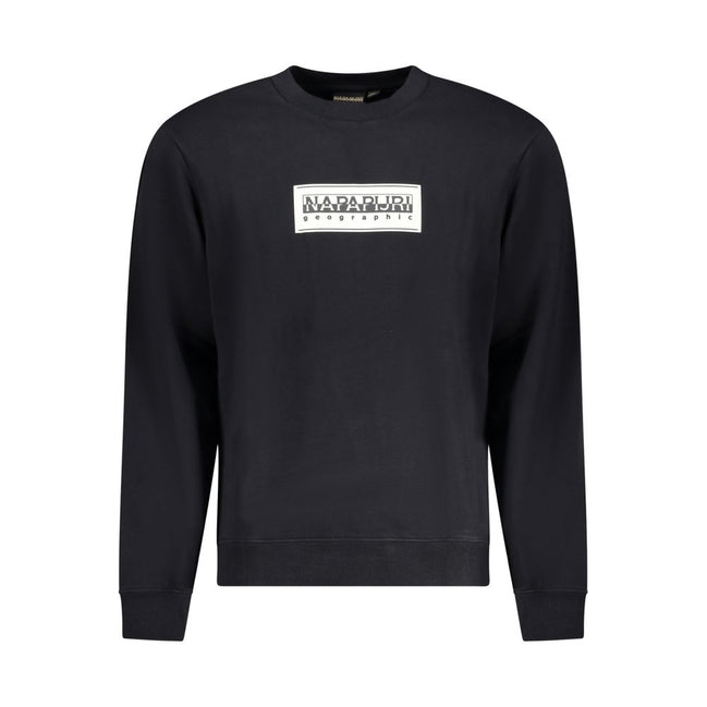 Napapijri Black Cotton Men Sweatshirt