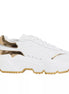 Dolce & Gabbana White Gold Daymaster Low Top Sneakers Shoes