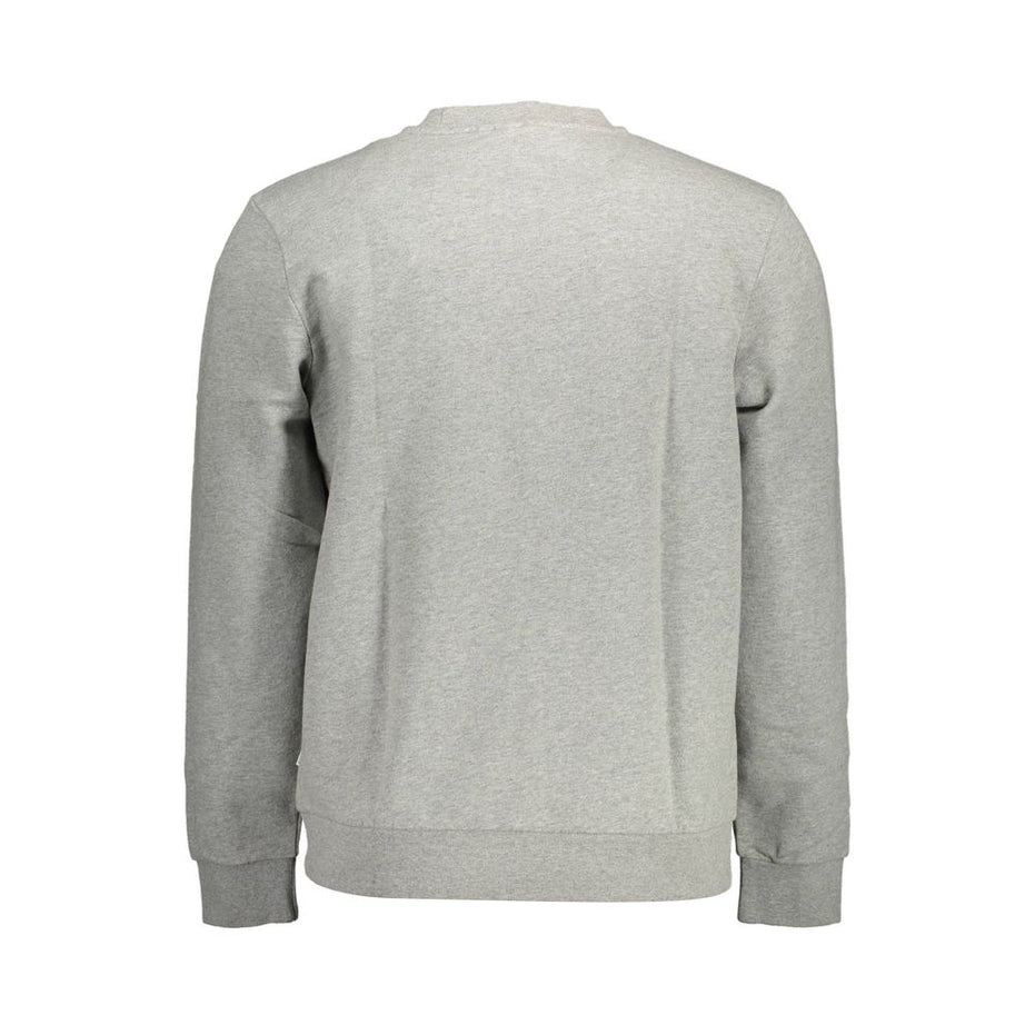 Napapijri Grigio Cotton Men Sweatshirt