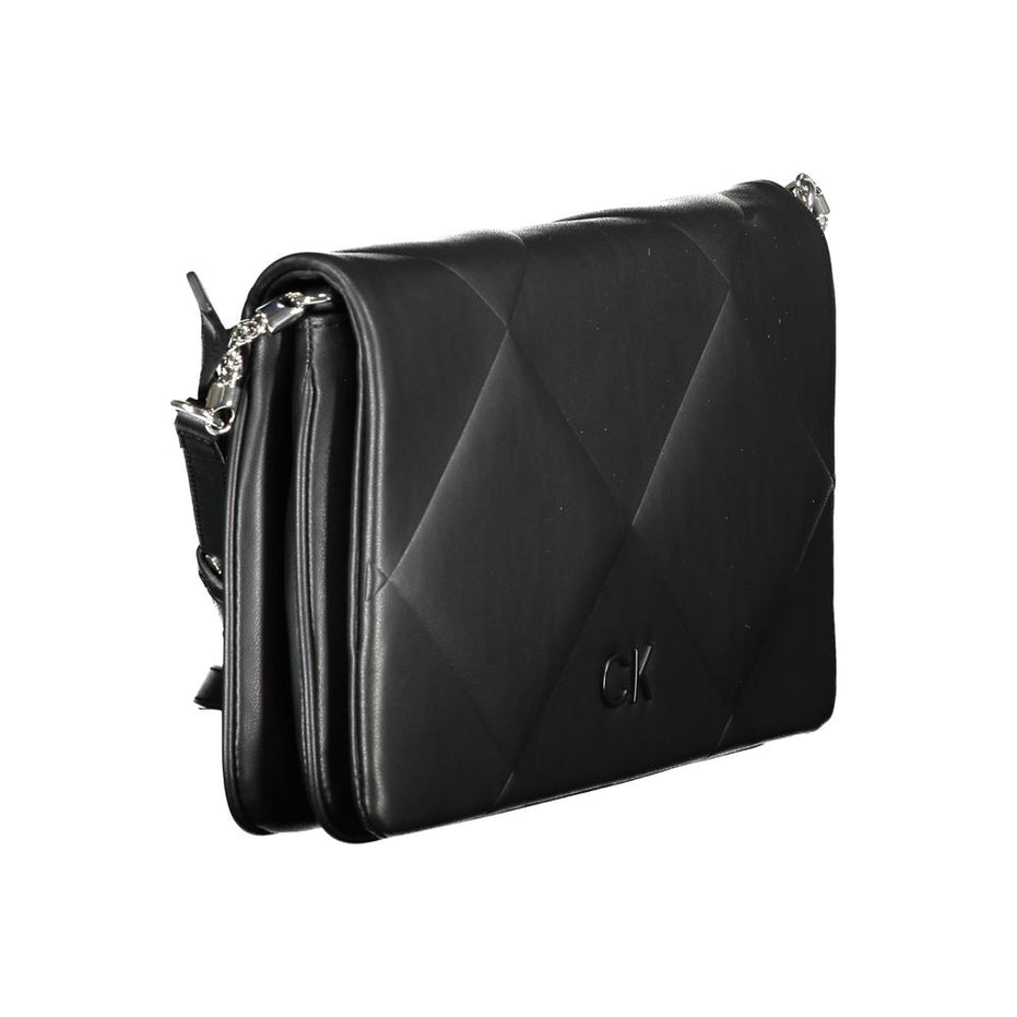 Calvin Klein Black Polyurethane Women Handbag
