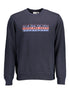 Napapijri Blue Cotton Men Sweatshirt