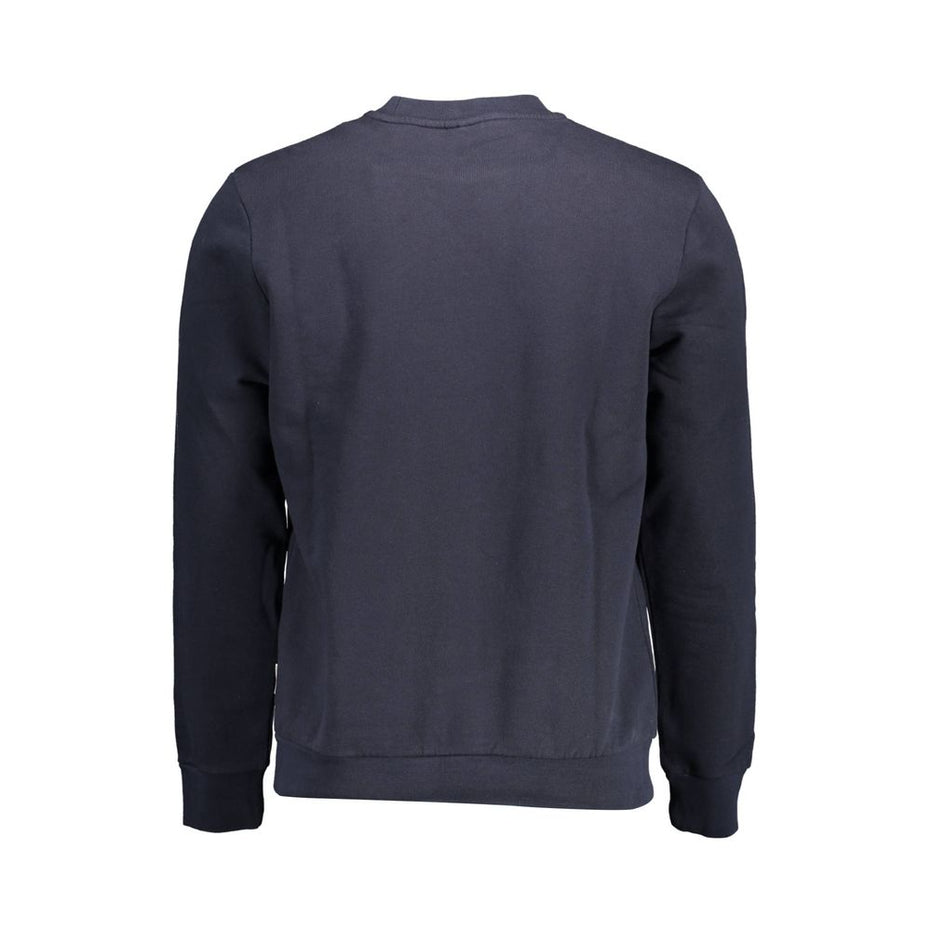 Napapijri Blue Cotton Men Sweatshirt