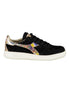 Diadora Black Leather Women Sneaker