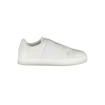 Γυναικεία sneakers Calvin Klein Bianco από δέρμα