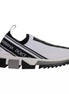 Dolce & Gabbana White Black Slip On Sorrento Sneakers Shoes