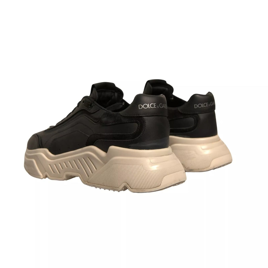 Dolce & Gabbana Black White Daymaster Low Top Sneakers Shoes