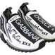 Dolce & Gabbana White Black Slip On Sorrento Sneakers