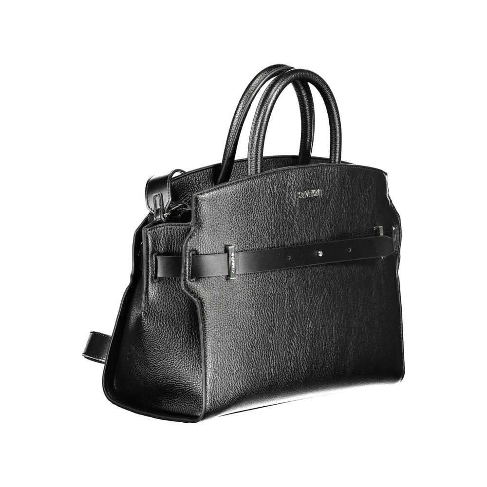 Τσάντα γυναικεία Calvin Klein Nero από πολυουρεθάνη