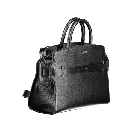 Τσάντα γυναικεία Calvin Klein Nero από πολυουρεθάνη