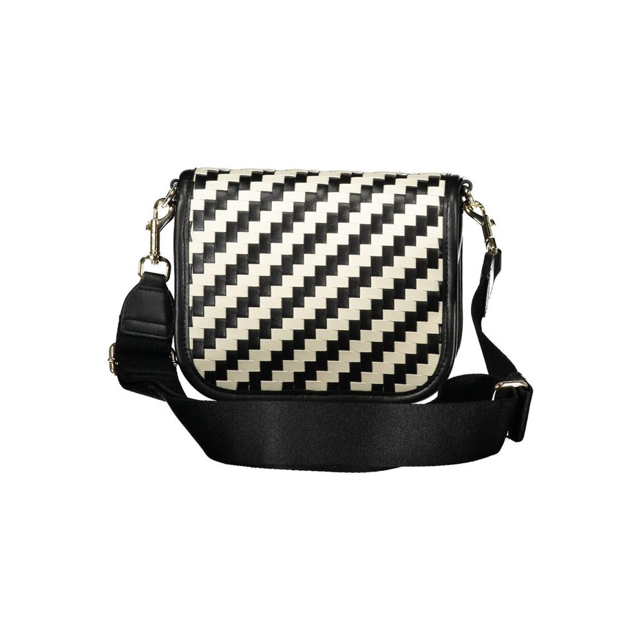 Tommy Hilfiger Black Polyurethane Women Handbag