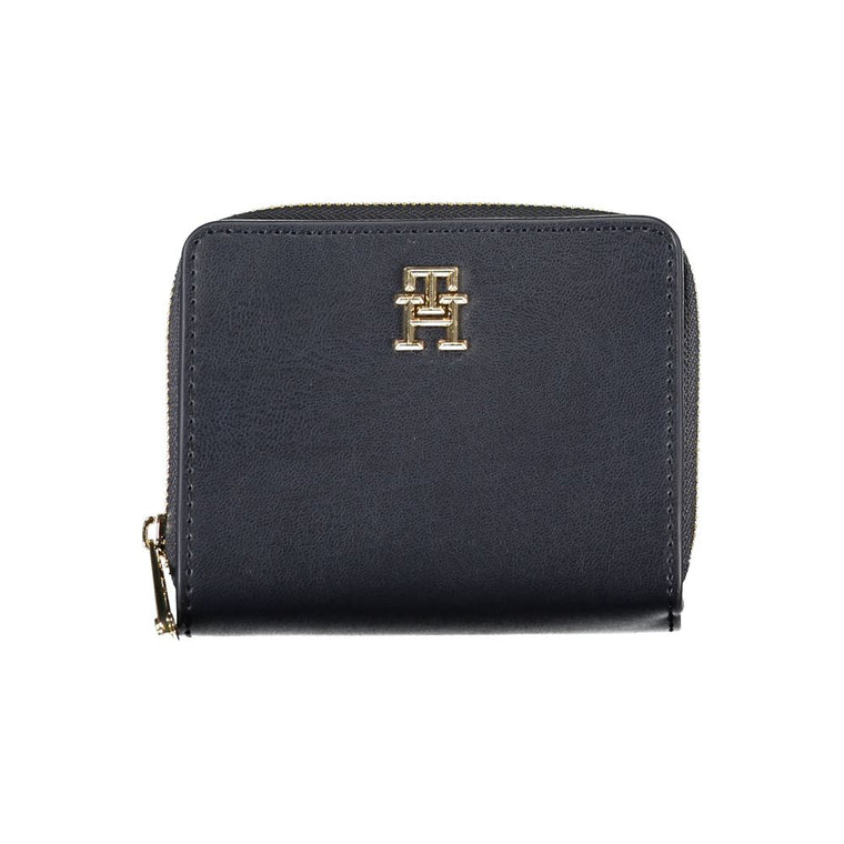 Πορτοφόλι Tommy Hilfiger Sleek Blue από πολυαιθυλένιο