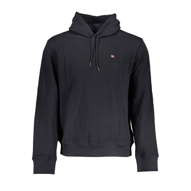 Napapijri Black Cotton Men's Hoodie