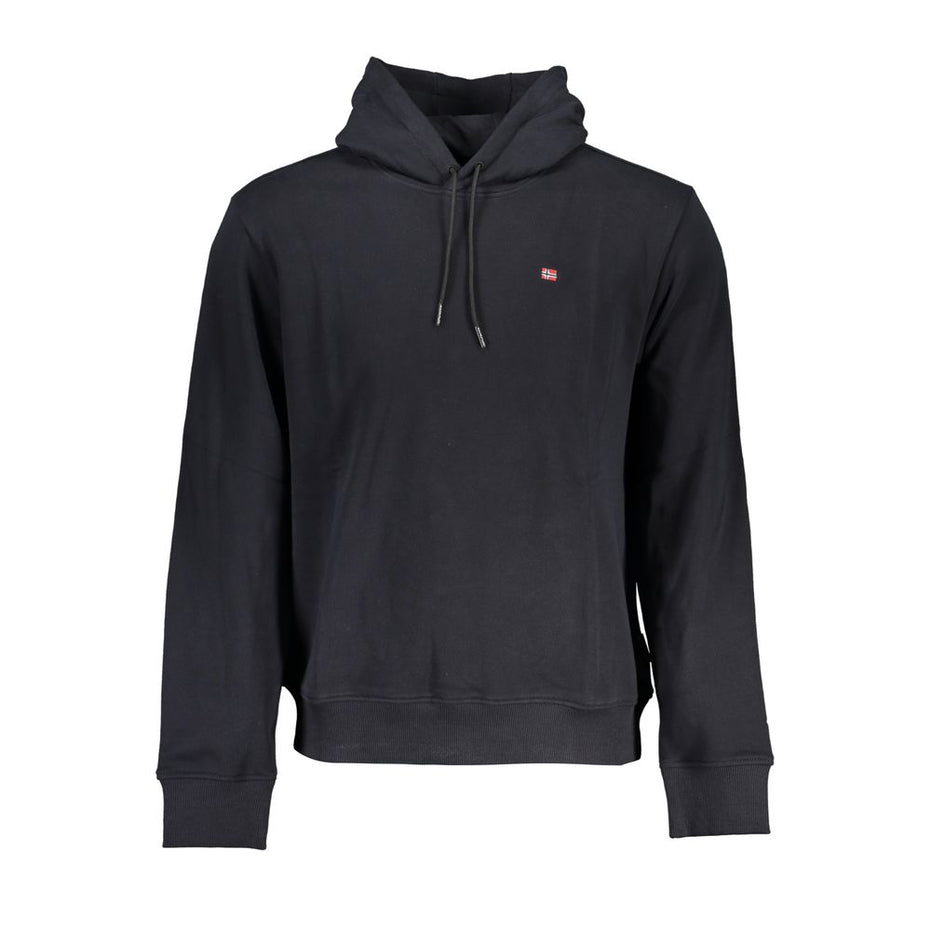 Napapijri Black Cotton Men's Hoodie