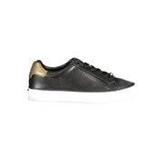 Γυναικεία sneakers Calvin Klein μαύρα από δέρμα