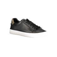 Γυναικεία sneakers Calvin Klein μαύρα από δέρμα