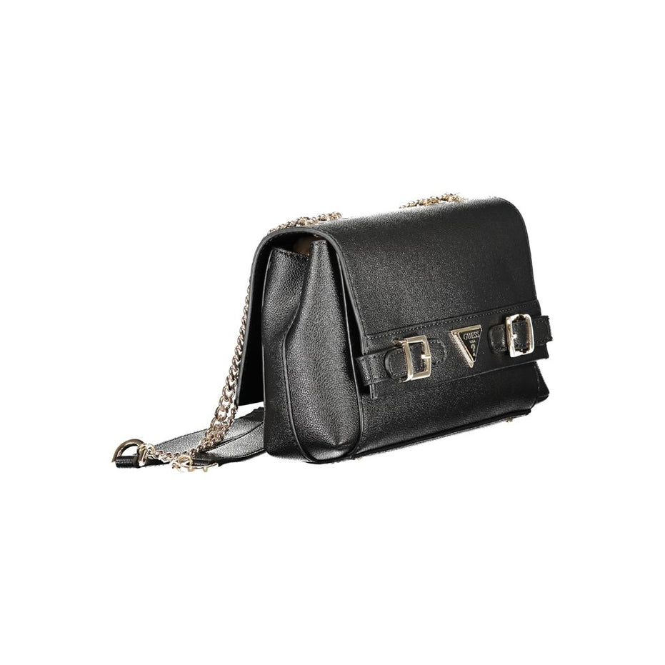 Guess Jeans Black Polyurethane Women Handbag