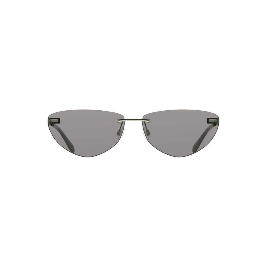 Calvin Klein Black Metal Women Sunglass