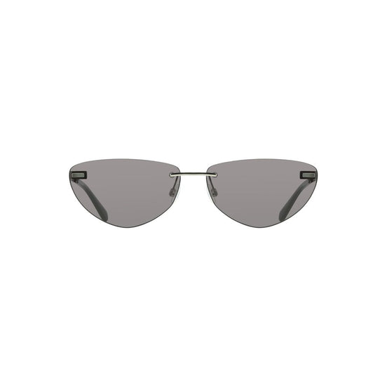 Calvin Klein Black Metal Women Sunglass